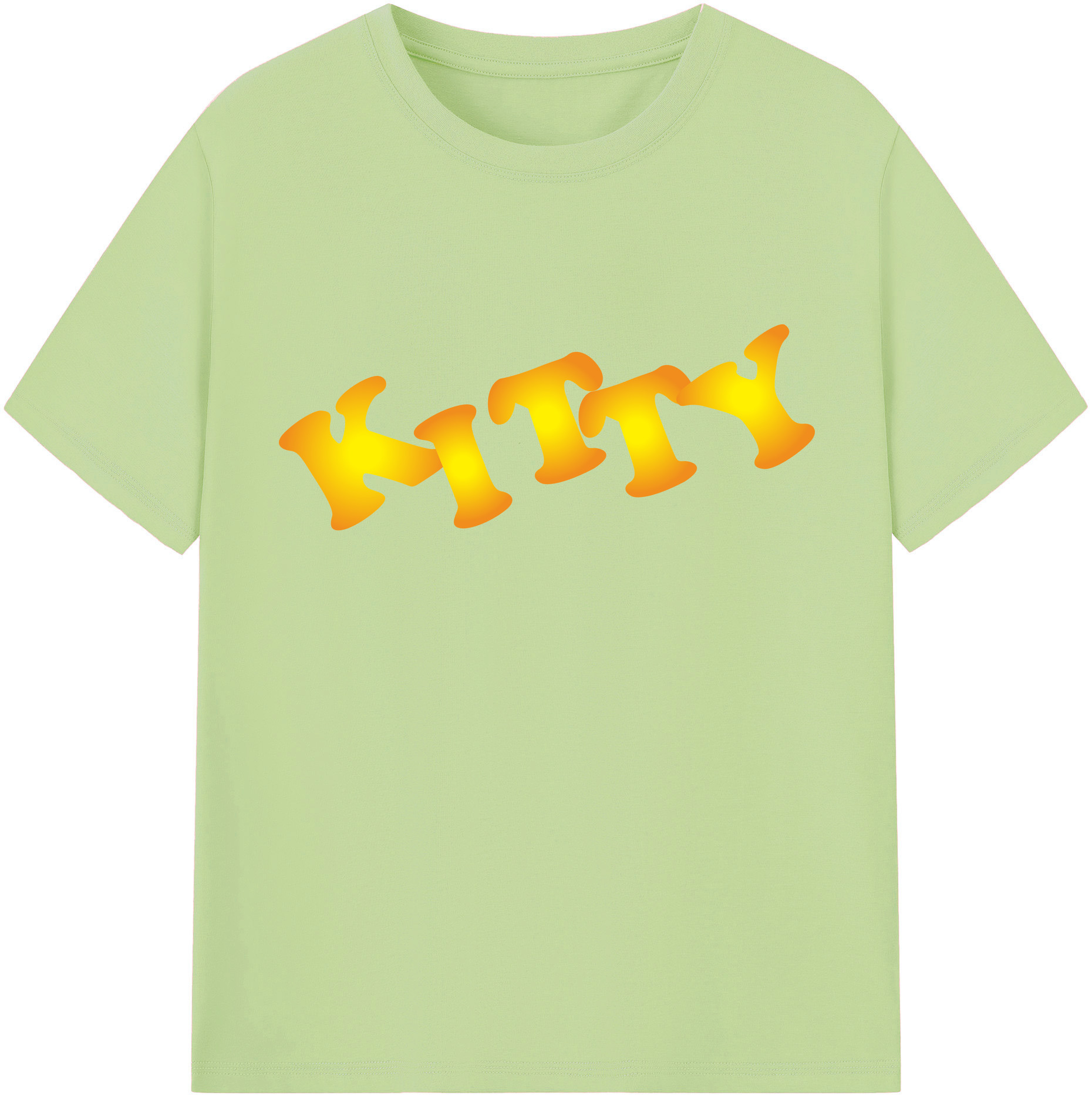 （画像用） Hello Kitty ハローキティ 綿100％半袖Tシャツ（フロントプリント）
